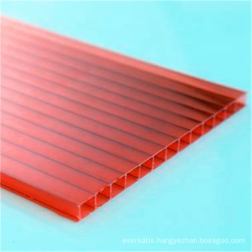 plastic building material pc sheet hollow for roofing